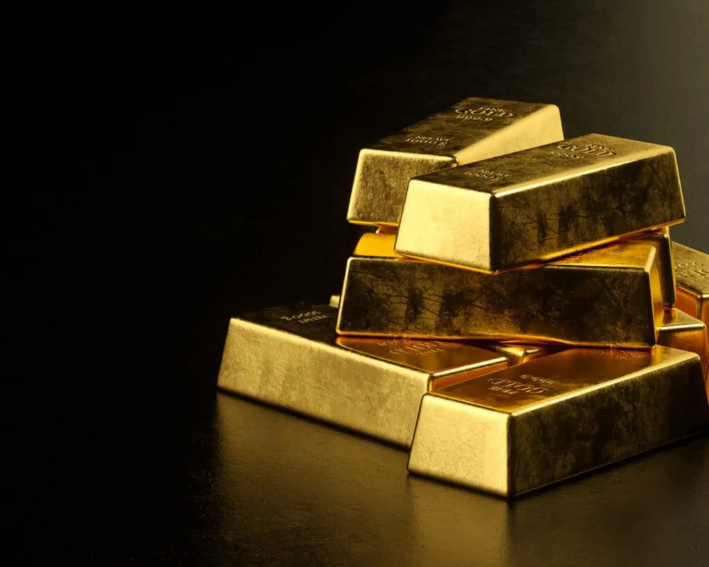 Lingotes de Ouro. Compra de ouro